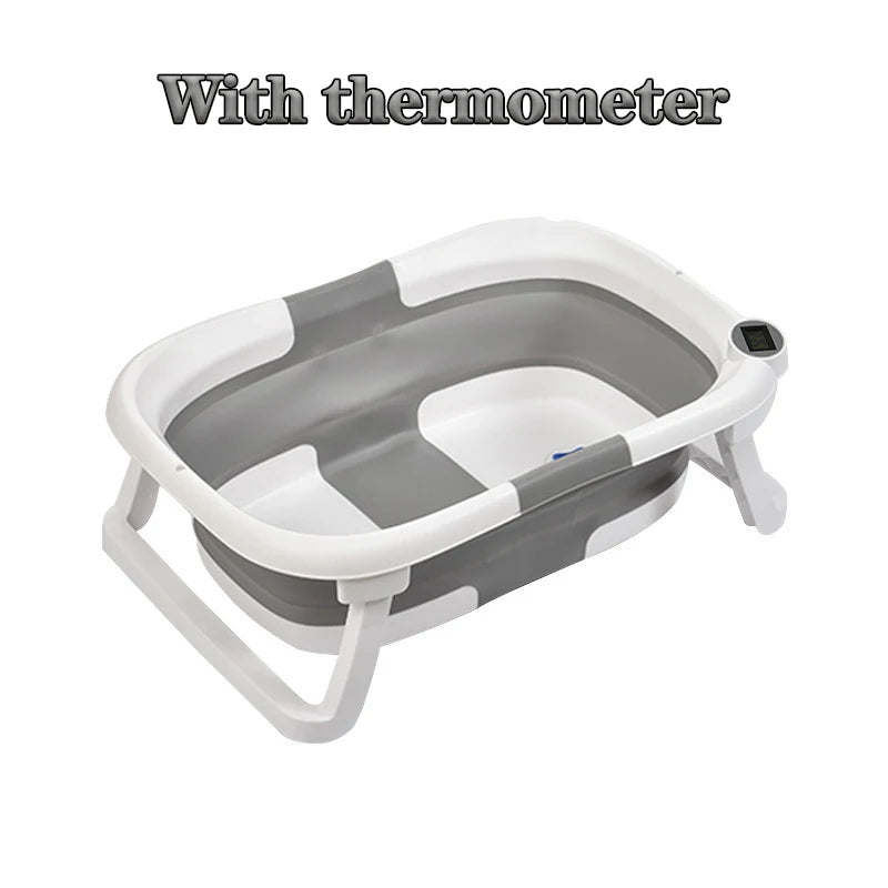 Real-time Temperature Silicone Baby Bathtub