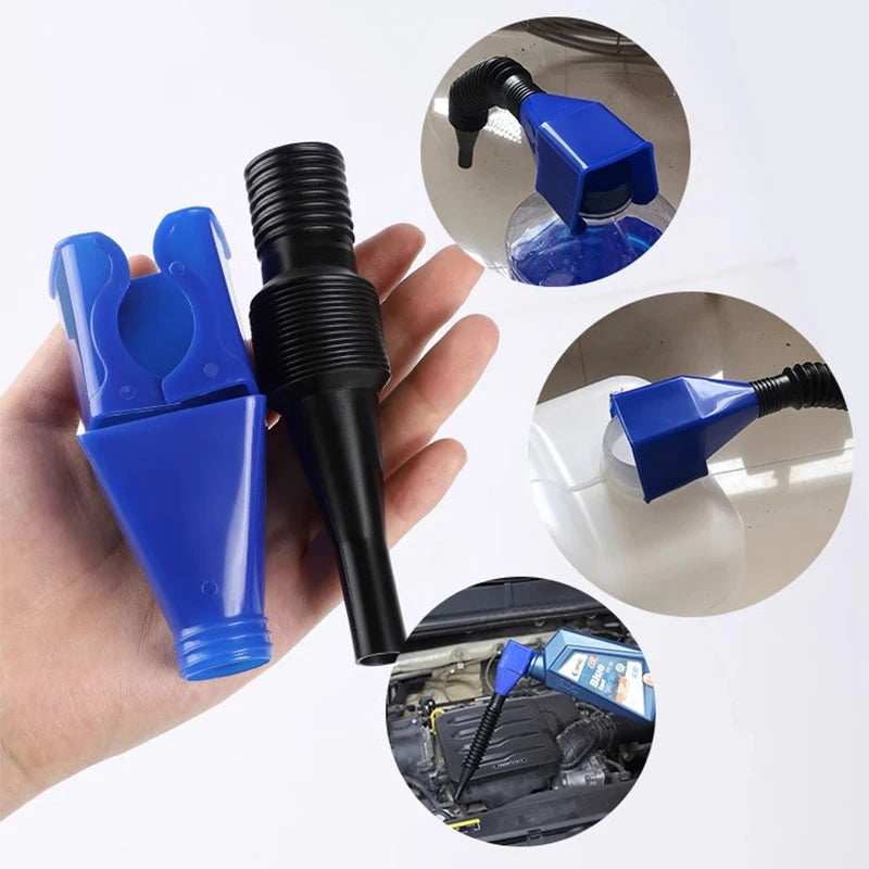 Universal Telescopic Foldable Oil Funnel – Universal Car Fuel Filler Tool