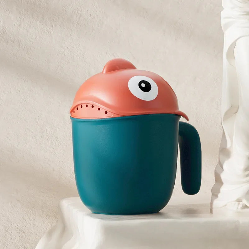 Shark Cute Baby Bath Shower Head Rinse Cup Cartoon