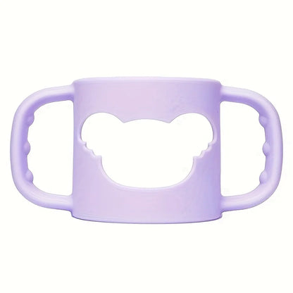 2PCS/1PC Soft Silicone Baby Bottle Handle – Fits Standard & Wide-Neck Bottles