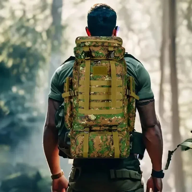 80L/100L  Mountaineering Tactical Climb  Backpacks