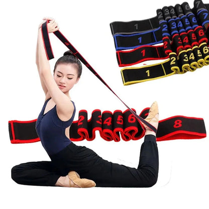 Yoga Stretch Resistance Multi-Segment Bands