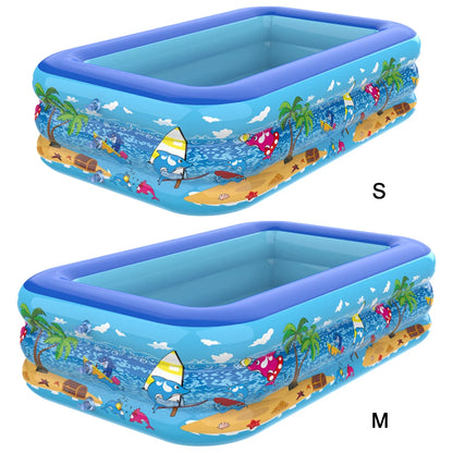 Inflatable Summer Swimming Pool Indoor Outdoor Bathtub 60/111/120cm